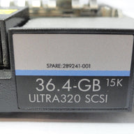 HP Maxtor 36.4GB SCSI 80 Pin 15Krpm 3.5in HDD in Caddy ( 8E036J0 356914-001 BF03687B54 271837-012 3R-A5098-AA 289241-001 ) REF