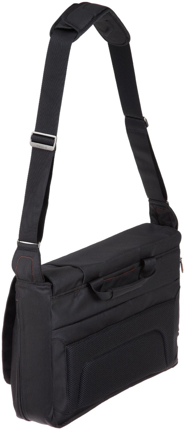 Briggs & Riley Grow Expandable Messenger Bag Black ( Briggs & Riley  VB411X NOB) )