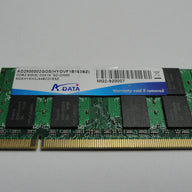 AD2800002GOS - A-Data 2Gb 200 Pin PC2-6400 DDR2-800 CL6 16c 128x8 2Rx8 1.8V SODIMM Memory Module - Refurbished
