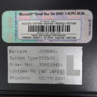 PR16388_PE2500_Dell Power Edge PE2500 2.8 Gb Ram 933Mhz CPU - Image4
