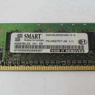 Samsung Smart 512MB PC2-5300 DDR2-667MHz RAM ( M378T6553CZ3-CE6 SG646UDR26485-2-S ) REF