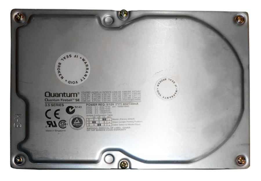 Quantum 2.1GB SCSI 50 Pin 5400rpm 3.5in HDD ( SE21S011 ) REF