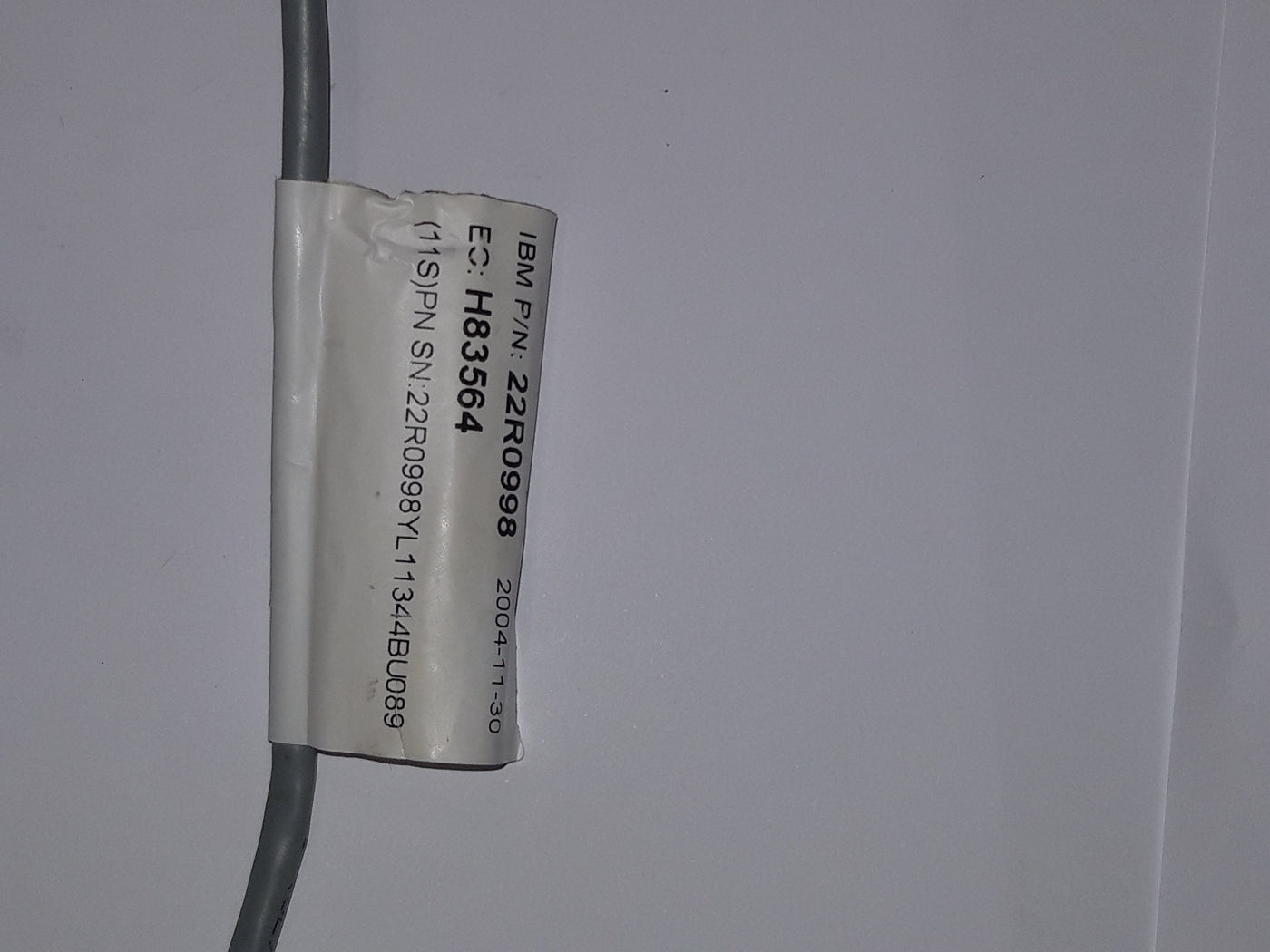 IBM Cable CEC 2 to Ethernet Grey 1.2m (22R0998 USED)