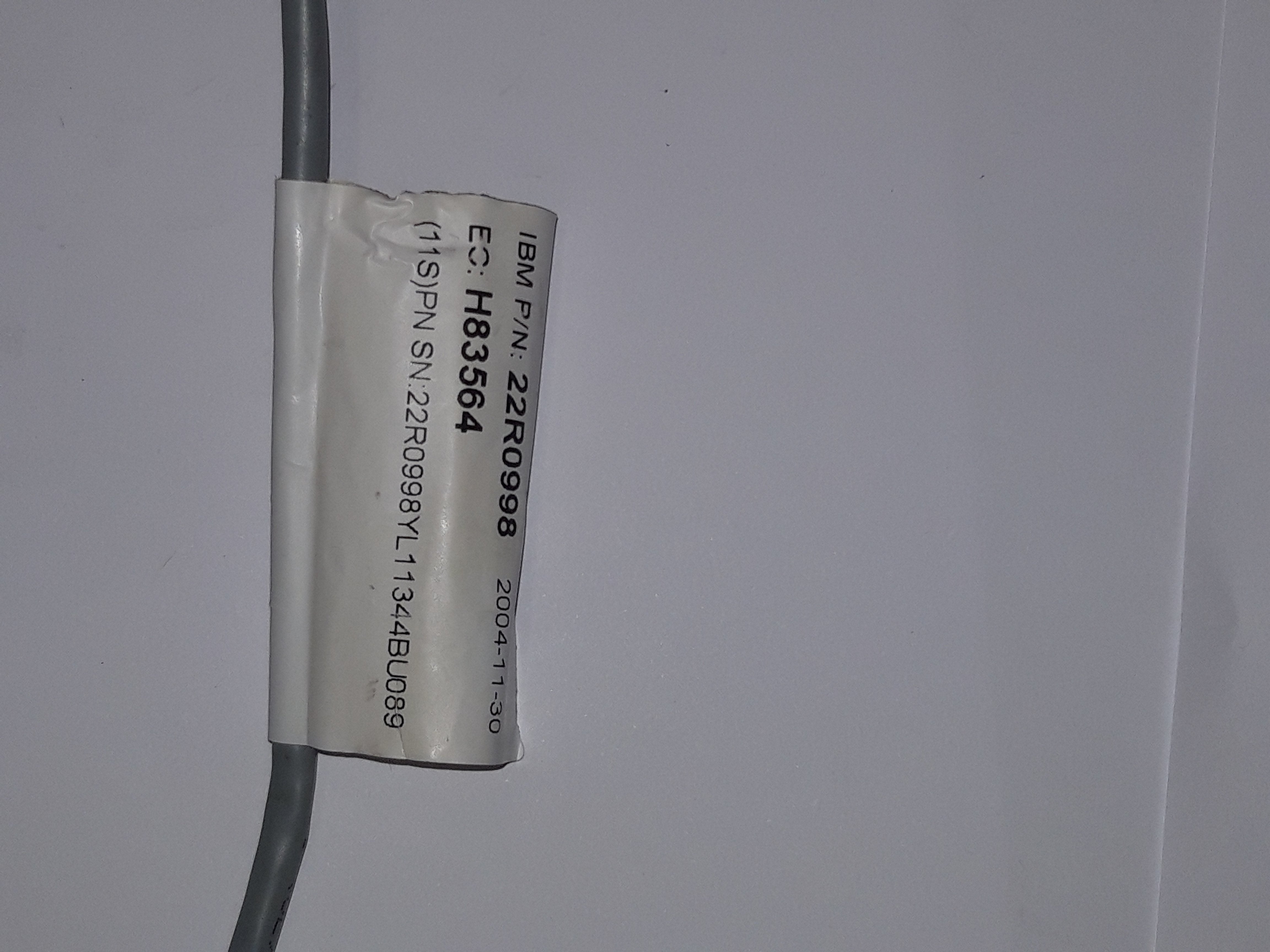 IBM Cable CEC 2 to Ethernet Grey 1.2m (22R0998 USED)