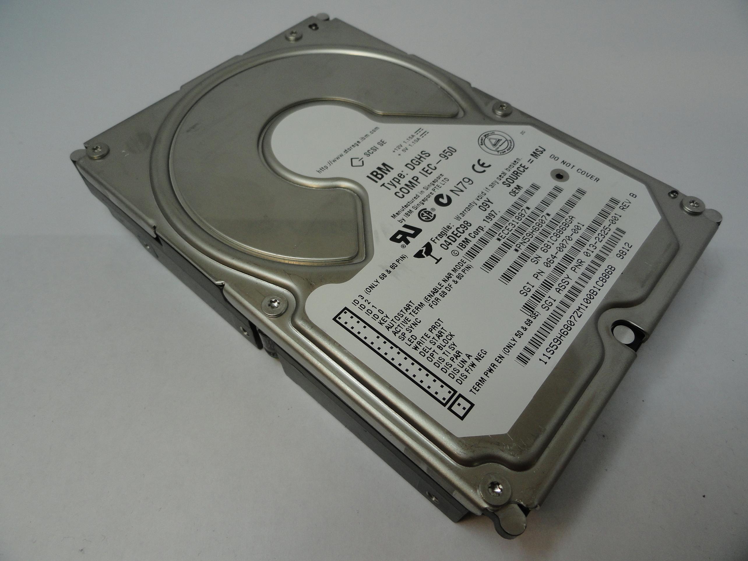 PR18769_59H6807_IBM SGI 9.1Gb SCSI 80 Pin 7200rpm 3.5in HDD - Image3