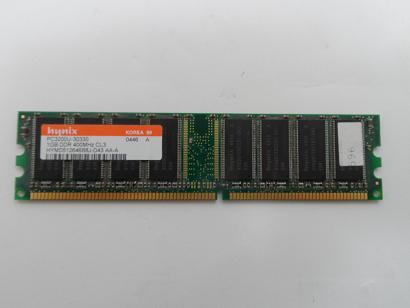 Hynix 1GB PC3200 DDR-400MHz 184-Pin DIMM ( HYMD512646B8J-D43 ) REF