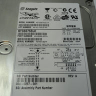 Seagate SGI 36GB SCSI 80 Pin 15Krpm 3.5in HDD ( ST336753LC 9U9006-037 064-0257-001 ) REF