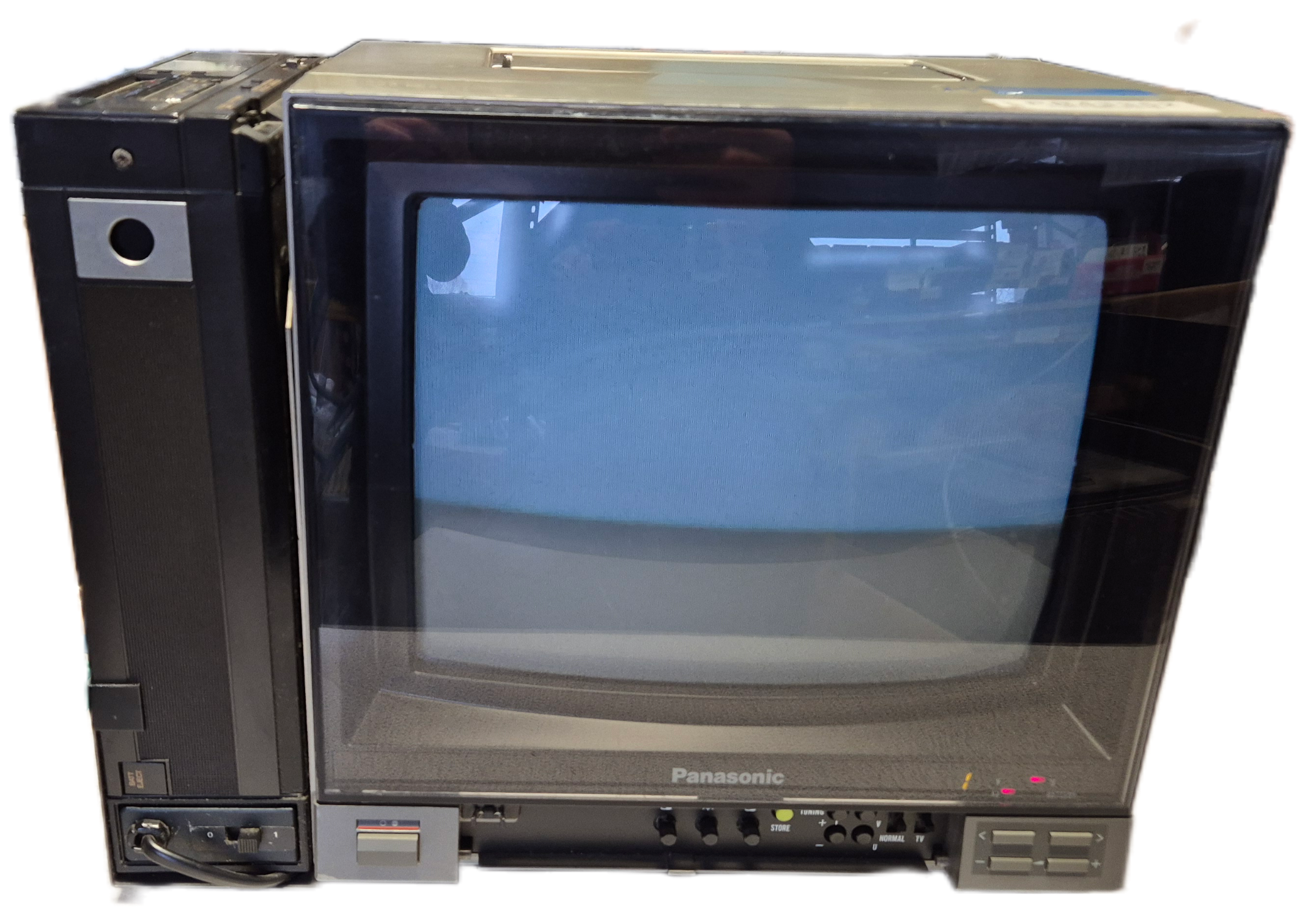 Panasonic TC-1100G Colour TV + NV-180 VHS Video Recorder ( TC-1100G ) USED