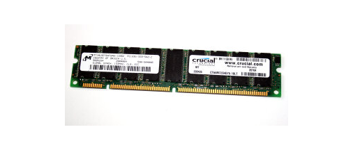 Micron Crucial 512MB 133MHz PC133 ECC Registered CL3 168-Pin RDIMM ( MT18LSDT6472G-133D2 CT64M72S4R75.18LTD ) REF