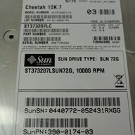 PR18793_9X3006-637_Seagate Sun 72GB SCSI 80 Pin 10Krpm 3.5in HDD - Image2