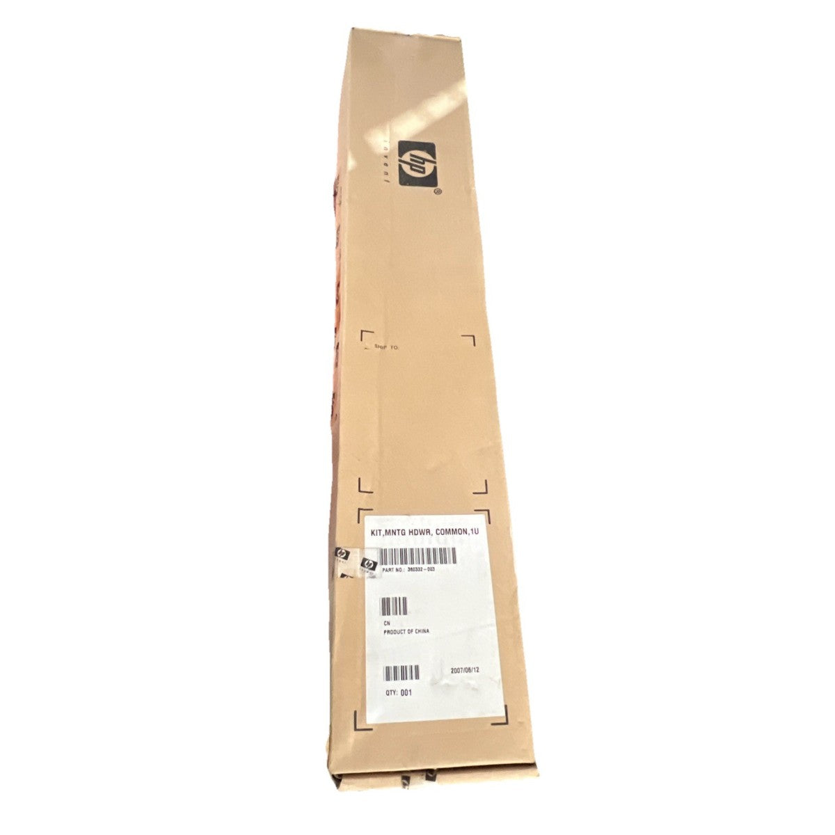 HP RACK MOUNTING RAIL KIT FOR PROLIANT DL360 G4/5 ( 360332-003 ) NOB