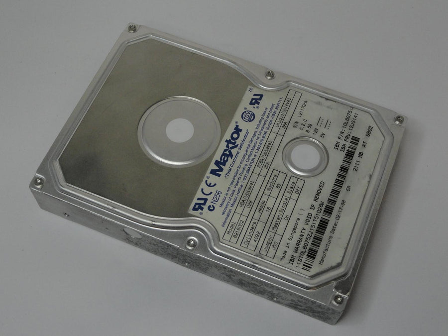 82160D2 - Maxtor IBM 2.1GB IDE 5200rpm 3.5in HDD - Refurbished