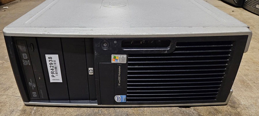 HP XW4300 Workstation 2GB RAM Pentium D 3.4GHz NO HDD NO OS DVD Dual DVI Nvidia Quadro FX WinXP Pro COA ( PS988AV ) USED