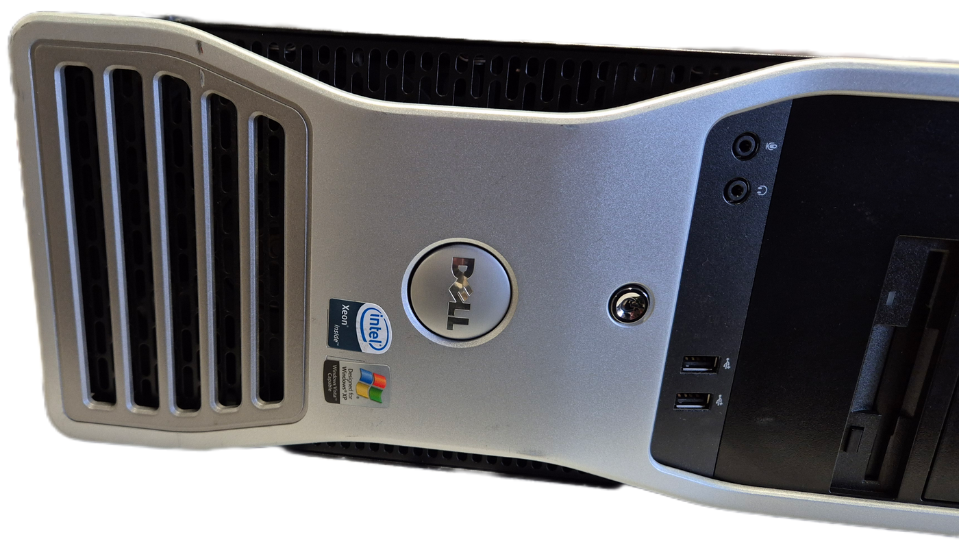 Dell Precision 490 DVD Xeon 5160 3GHz 3GB RAM NO HDD NO OS Nvidia Quadro Win XP Pro COA Present ( DCTA ) USED 
