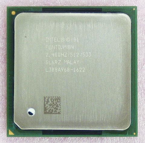 SL6RZ - Intel Pentium 4 Processor 2.40 GHz, 512K Cache, 533 MHz FSB - Refurbished