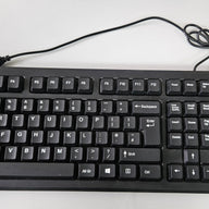 Advent USB QWERTY Wired UK Keyboard MISSING FOOT ( K112 ) USED