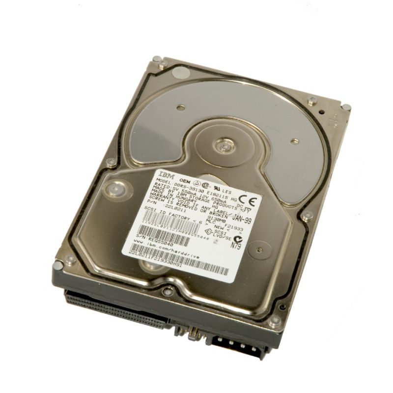 IBM 9.1GB SCSI 80 Pin 7200rpm 3.5in HDD ( 22L0231 DDRS-39130 ) REF