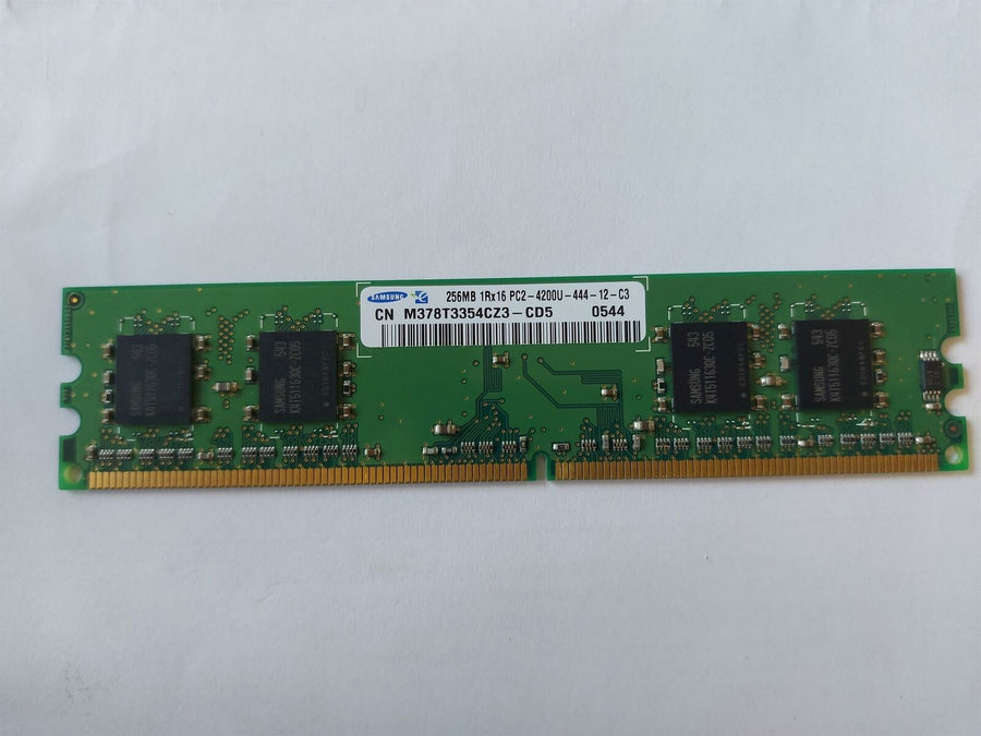 Samsung HP 256MB PC2-4200 DDR2-533MHz NonECC SDRAM DIMM ( M378T3354CZ3-CD5 355949-888 ) REF