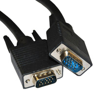 Videk SVGA Male to Male Coax Monitor Cable - Blk 5m ( 2129BHQ-5 ) NEW