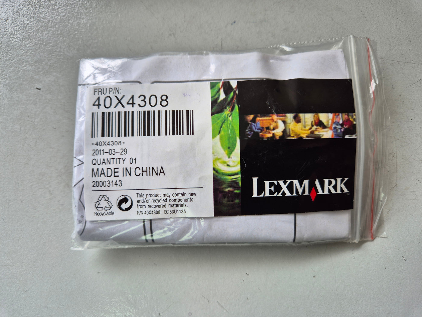 Lexmark Paper Feed Pick Up Rollers 2Pack ( 40X4308 ) NEW