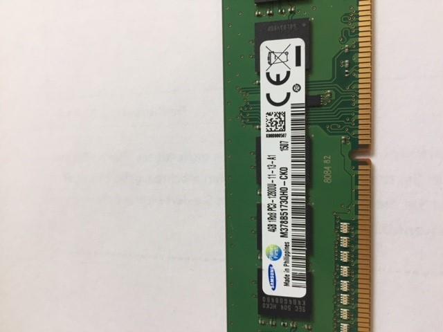Samsung HP DDR3 4GB 1600Hz PC3-12800 CL11 DIMM (M378B5173QH0-CK0 698650-154)
