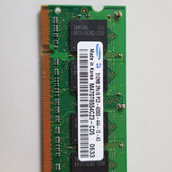 Samsung 512MB DDR2 SO-DIMM PC2-4200 533MHz non-ECC Unbuffered CL4 200-Pin RAM ( M470T6554CZ3-CD5 ) REF