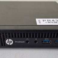 HP ProDesk 400 G2 Mini 120GB SSD 4GB RAM i3-6100T 3.2GHz NO OS w/ adapter ( P5K28ET#ABU ) USED