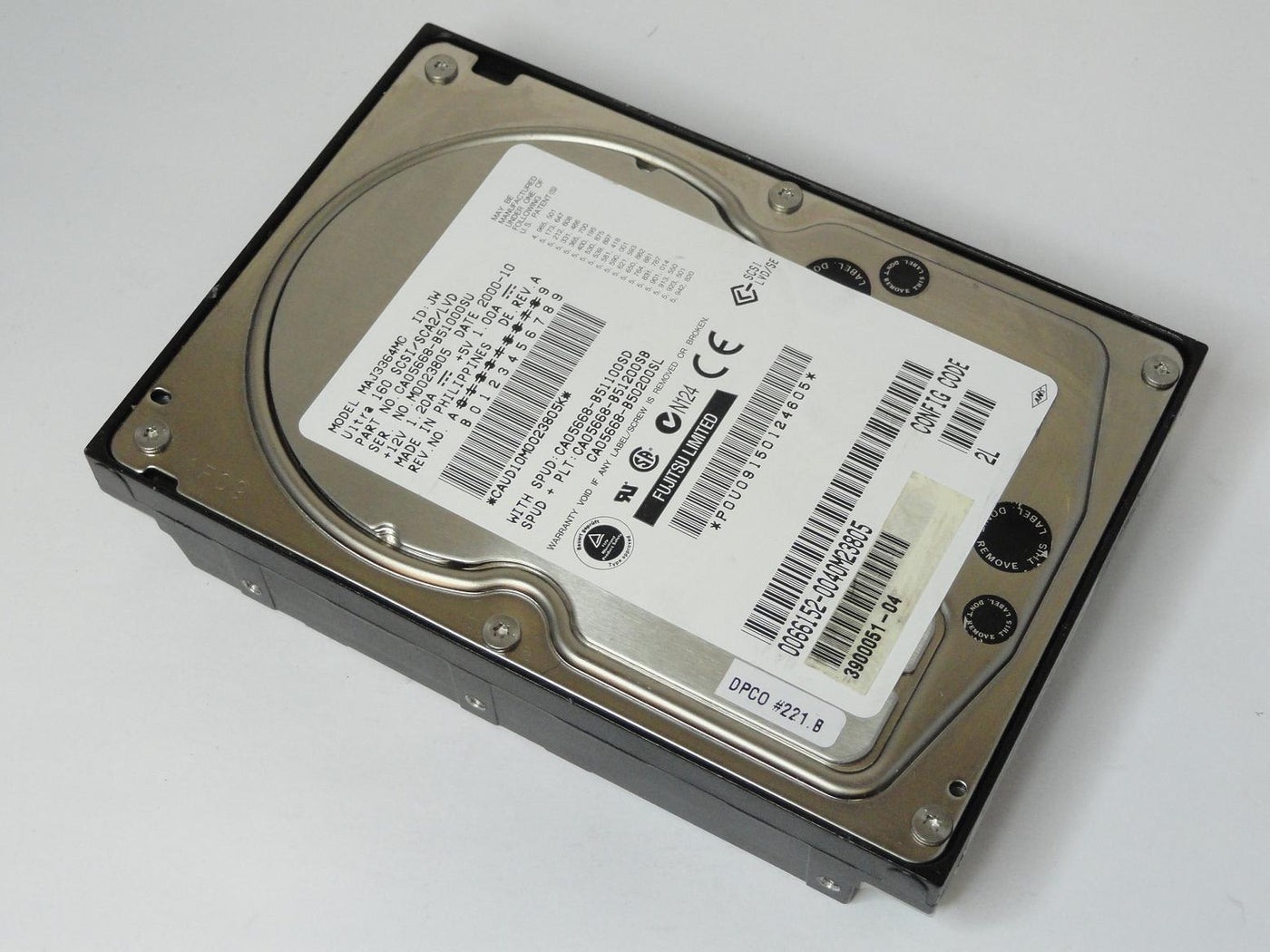Fujitsu Sun 36.4GB SCSI 80Pin 10Krpm 3.5in HDD ( CA05668-B51000SU MAJ3364MC 390-0051-04 ) REF
