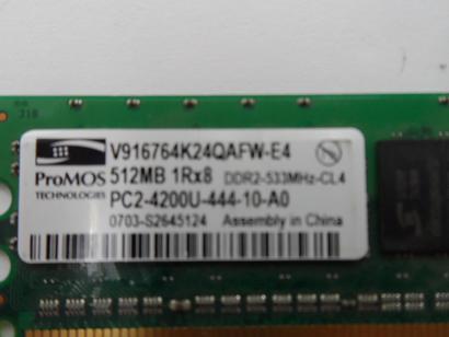 PR17752_V916764K24QAFW-E4_ProMOS 512MB PC2-3200 DDR2-400 240-Pin DIMM - Image3