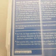 DELLDLT VS160 CLEANING TAPE FOR VS160 TAPE DRIVES ( X0938 NEW SEALED BOX )