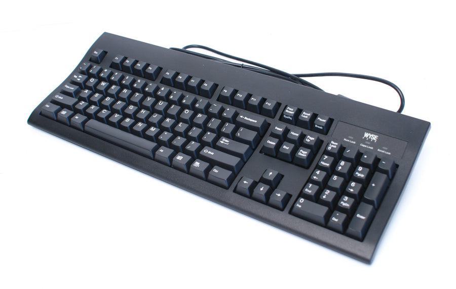 Wyse 104 Key UK USB Black Keyboard with PS/2 Port ( 901715-98L KU-8933 ) NEW