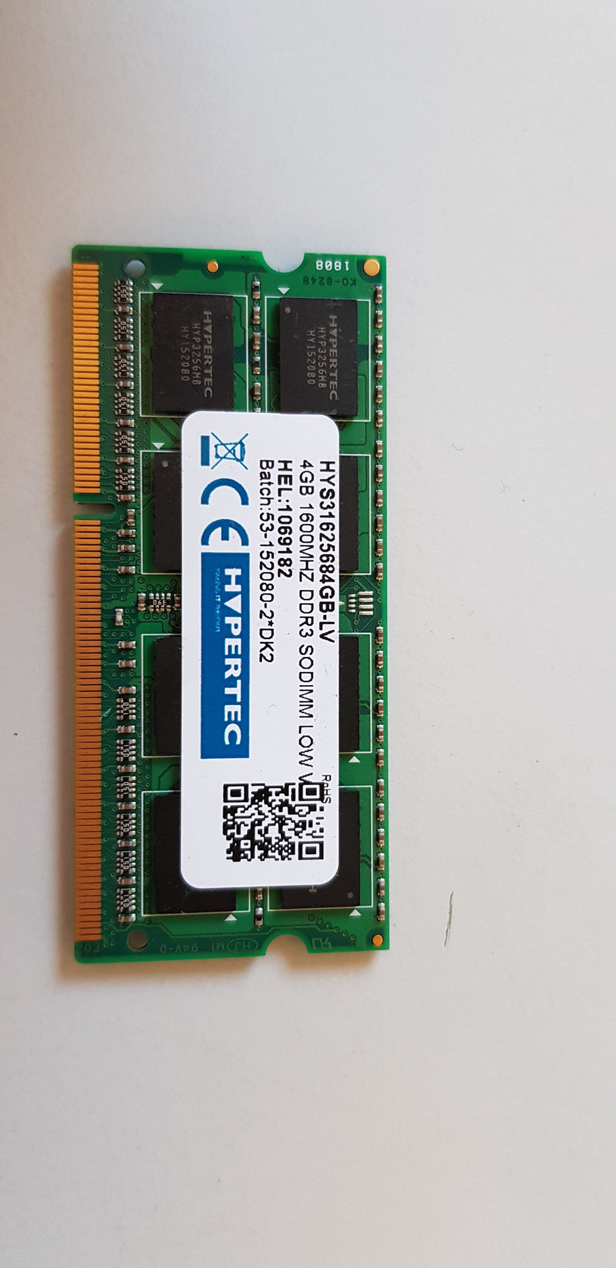 Hypertech 4GB 1600MHz DDR3 Low Voltage RoHS SODIMM Memory Module ( HYS31625684GB-LV ) REF