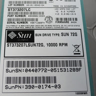 9X3006-050 - Seagate Sun 72GB SCSI 80 Pin 10Krpm Certified Repaired 3.5in Cheetah 10K.7 HDD - Refurbished