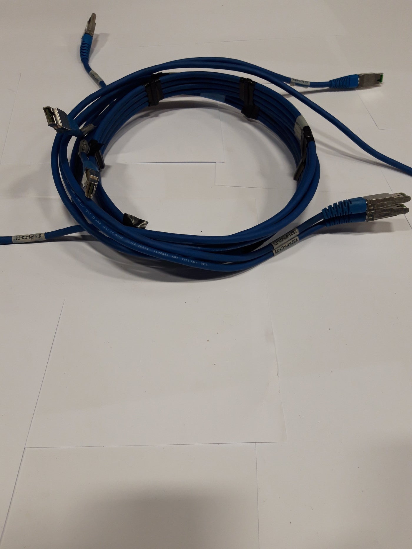 IBM DS8000 Fibre Channel FC Cable Set (x4 Cables) (22R2824 USED)