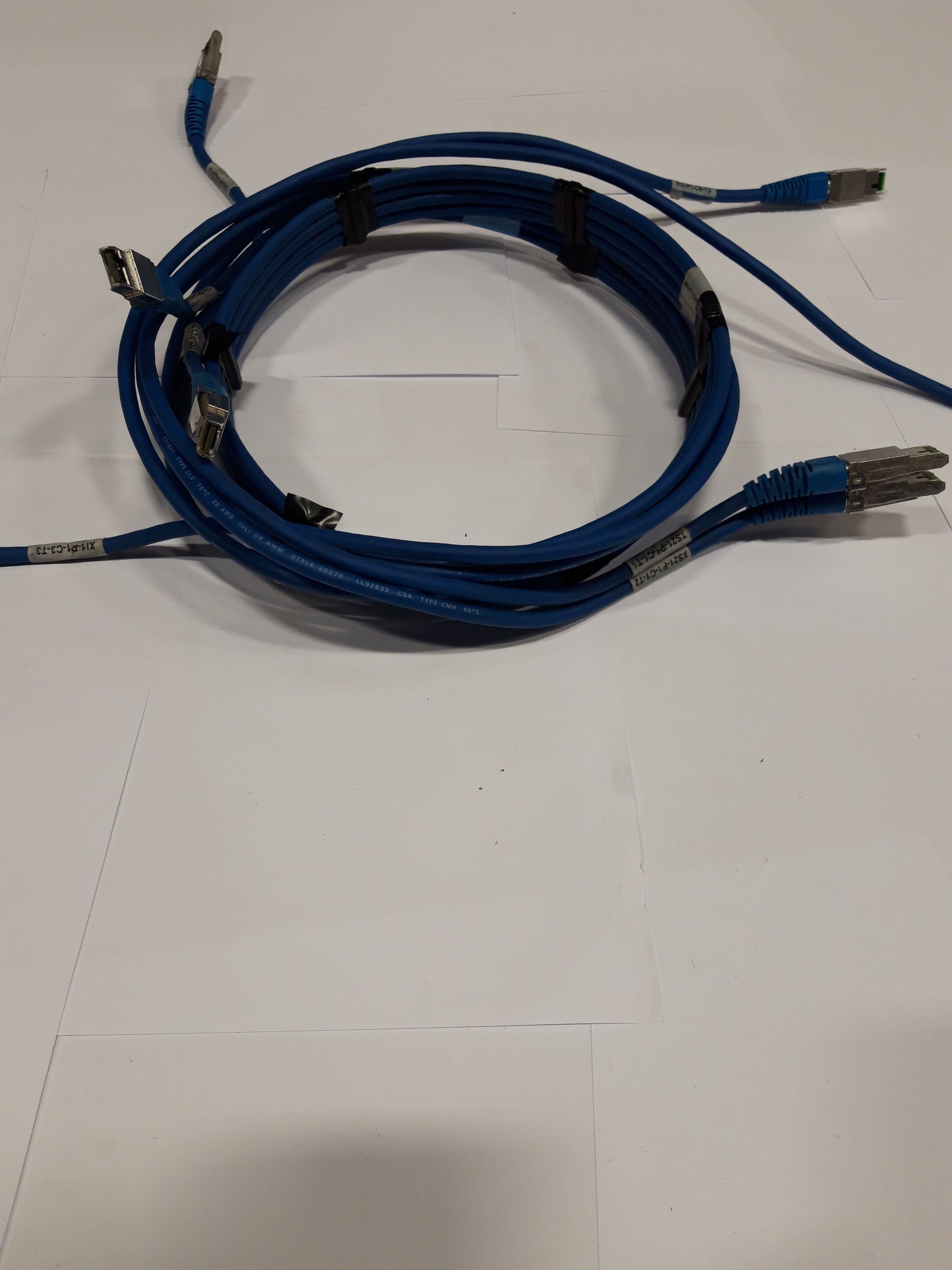 IBM DS8000 Fibre Channel FC Cable Set (x4 Cables) (22R2824 USED)