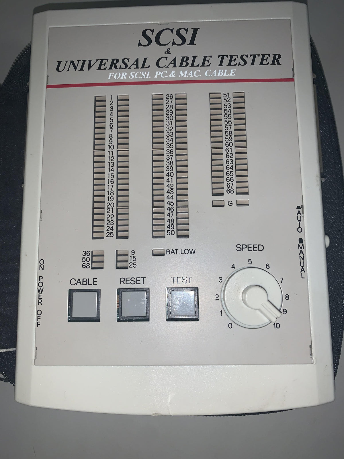 SCSI & Universal Cable Tester W/ User manual (CT-09-04 NEW)