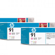 HP Original 91 Light Magenta Ink Cartridge 3-pack ( C9487A ) NEW OLD STOCK FINAL SALE