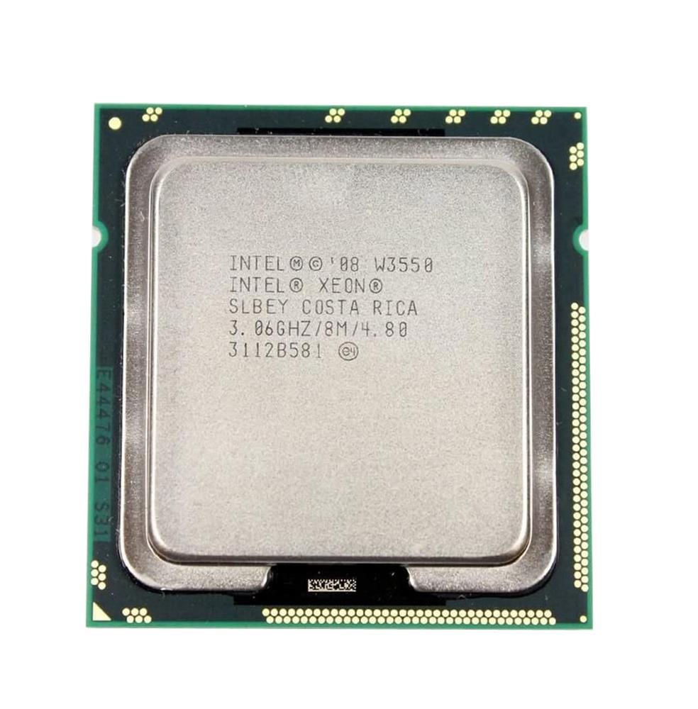 Intel Xeon W3550 Quad-Core 3.06GHz 4.80GT/s QPI FCLGA1366 CPU ( SLBEY ) USED