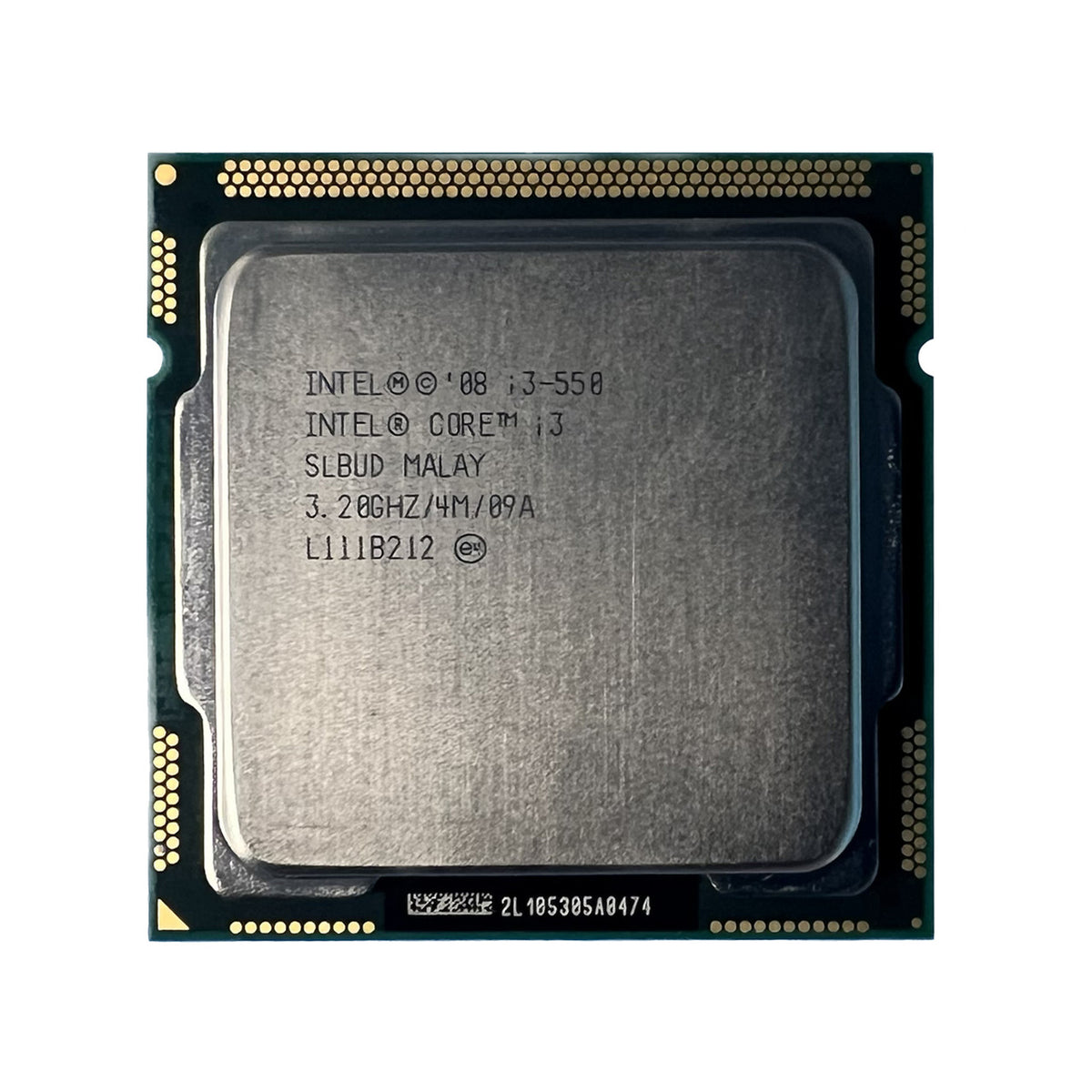 Intel Core i3-550 Dual Core 3.20Ghz 2.5GT/s 4MB LGA 1156 CPU ( SLBUD ) USED