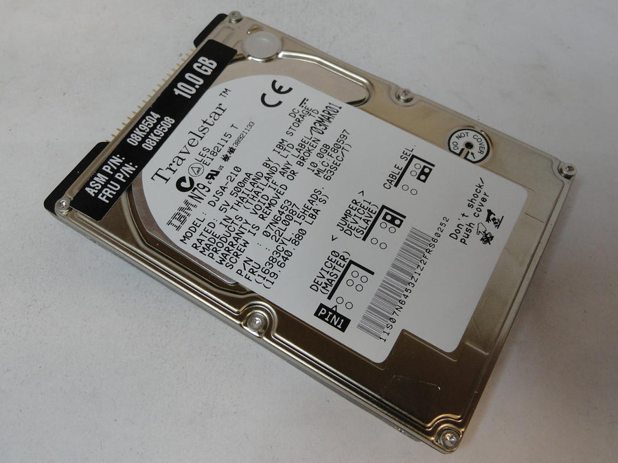 07N6453 - IBM 10GB IDE 4200rpm 2.5in HDD - Refurbished