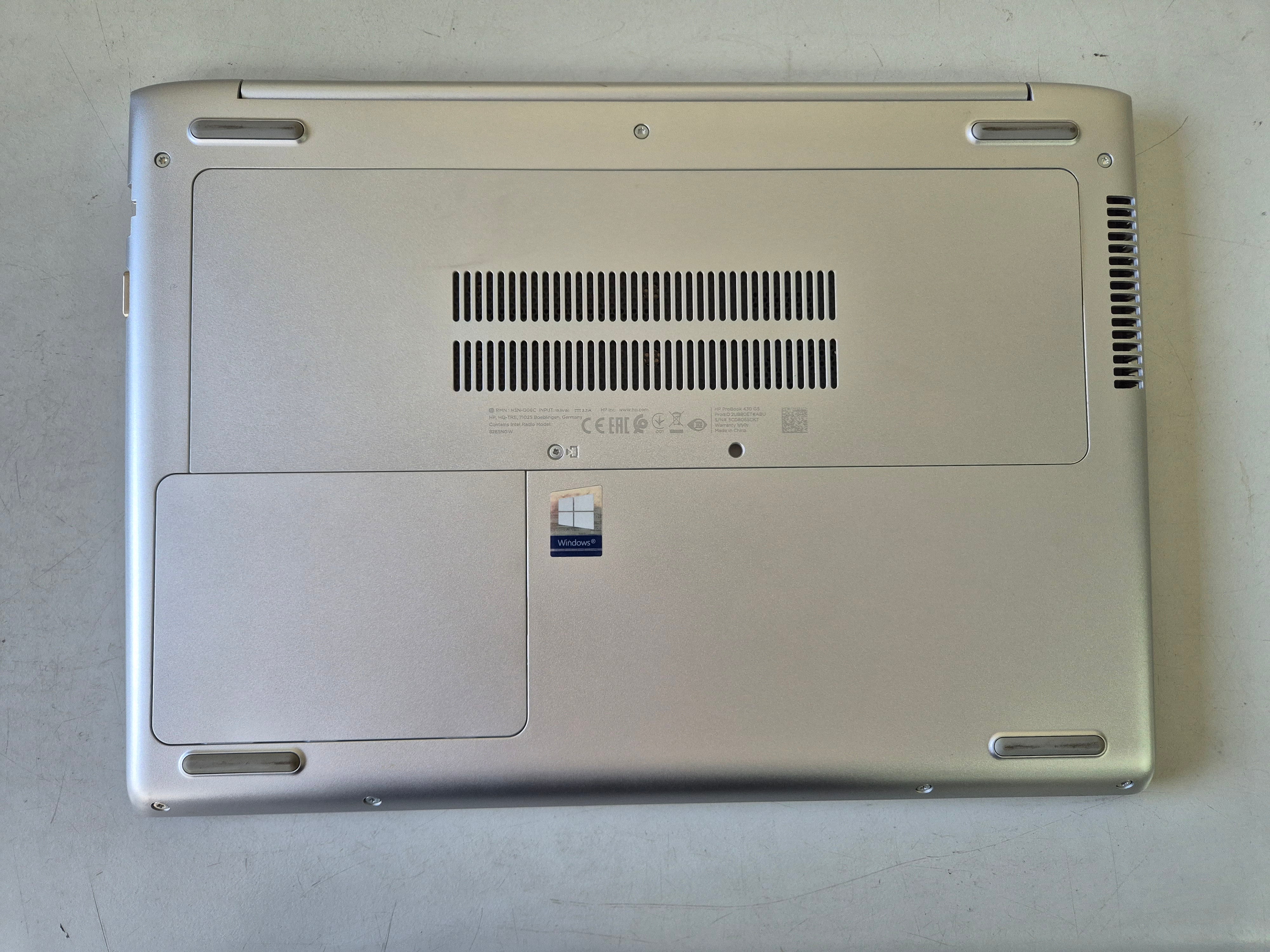HP 430 G5 240GB SSD 4GB RAM i5 NO OS 13.3" ( 2UB80ET#ABU ) SPR