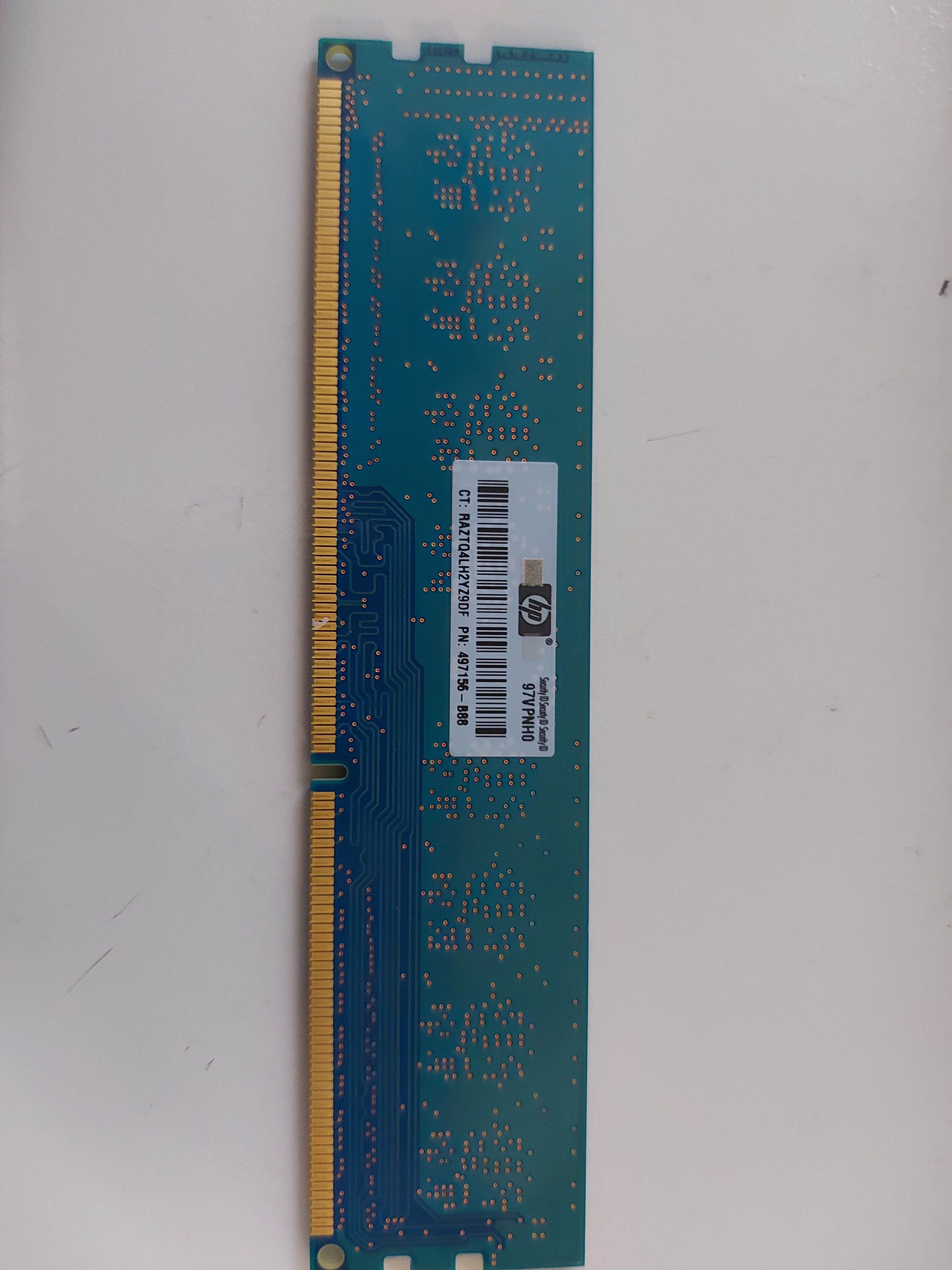 Hynix / HP 1GB PC3-10600 DDR3 nonECC CL9 DIMM HMT112U6TFR8C-H9 497156-B88