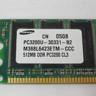 Samsung 512MB PC3200 DDR-400MHz DIMM RAM ( M368L6423ETM-CCC ) REF