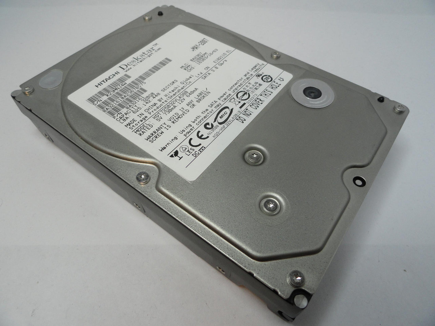 PR19084_0A32161_Hitachi 320Gb SATA 7200rpm 3.5in HDD - Image3