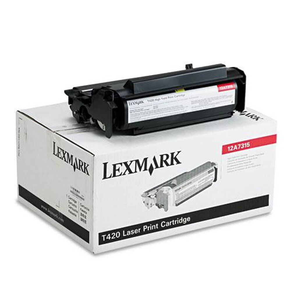 Lexmark black laser toner cartridge ( 12A7315 ) NEW OLD STOCK FINAL SALE