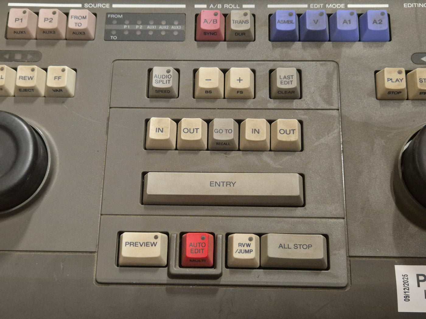 Sony Editing Control Unit ( PVE-500 ) USED