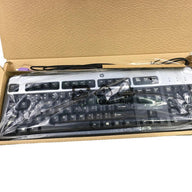 HP SK-2880 UK QWERTY PS/2 Keyboard Black/Silver ( 382641-031 382925-031 ) NEW