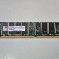 Kingston 1GB PC3200 DDR-400MHz non-ECC Unbuffered CL3 184-Pin DIMM ( KVR400X64C3A/1G 99U5193-100.A00LF ) REF