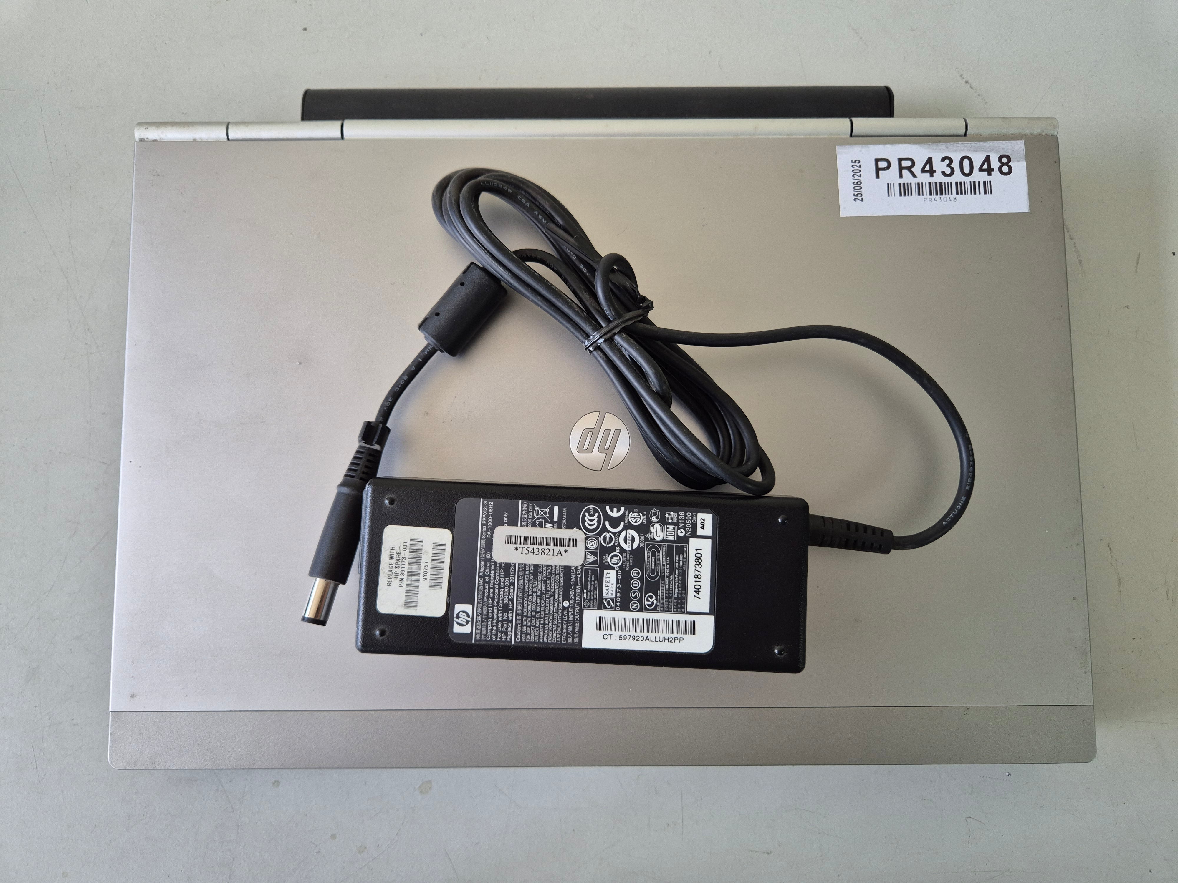 HP EliteBook 2560p 320GB HDD i5-2410M 2.3GHz 4GB RAM DVD Win7Pro 12.5" USED - battery poor