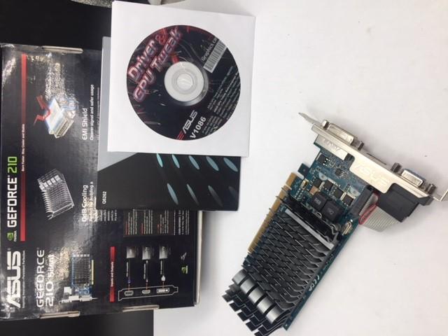 ASUS GEFORCE210 Silent DVI Graphics Card ( 90-C1CP6Z-L0UAN EN210 ) NOB
